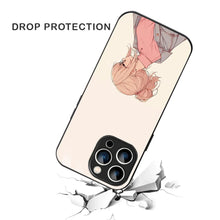 Bornstud Chic Aesthetic Printed Case for iPhone 13 Pro Max Beige & Paste