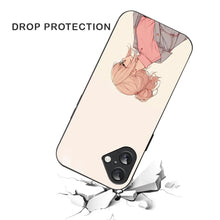 Bornstud Chic Aesthetic Printed Case for iPhone 16 Beige & Paste