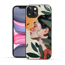 Bornstud Botanical Art Printed Case Green & Beige