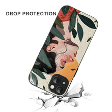 Bornstud Botanical Art Printed Case for iPhone 14 Plus Green & Beige