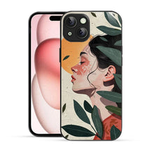 Bornstud Botanical Art Printed Case Green & Beige