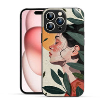 Bornstud Botanical Art Printed Case Green & Beige