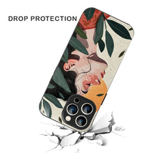 Bornstud Botanical Art Printed Case for iPhone 16 Pro Green & Beige