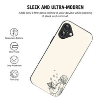 Bornstud Dreamy Book Printed Case for iPhone 16 Plus Beige