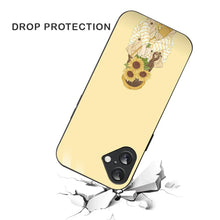 Bornstud Sunflower Girl Printed Case for iPhone 16 white