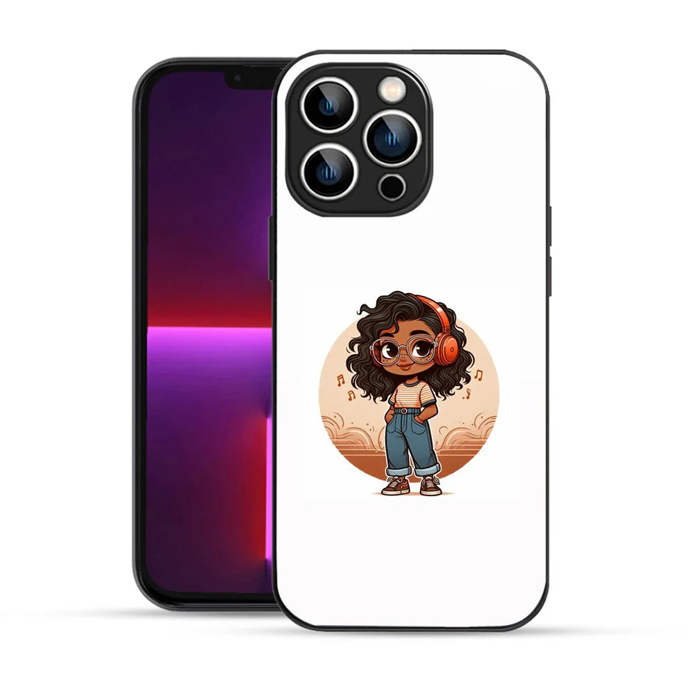 Bornstud Music Lover Printed Case for iPhone 13 Pro white