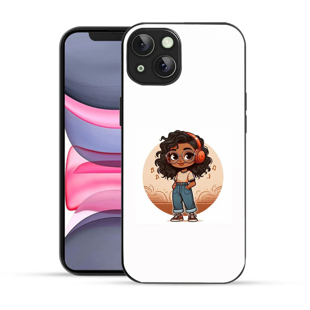 Bornstud Music Lover Printed Case for iPhone 14 Plus white