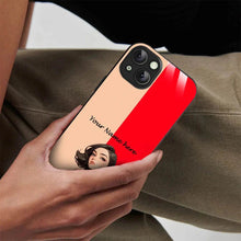 Bornstud Personalised my Name Printed Case for iPhone 14 Plus Bright Red - Bornstud