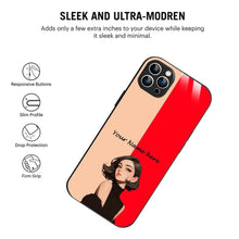 Bornstud Personalised my Name Printed Case for iPhone 11 Pro Bright Red - Bornstud