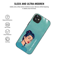 Bornstud Personalised my Name Printed Case for iPhone 11 Moonstone Blue - Bornstud
