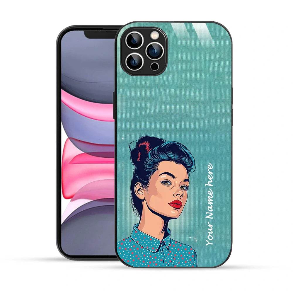 Bornstud Personalised my Name Printed Case for iPhone 11 Pro Moonstone Blue - Bornstud