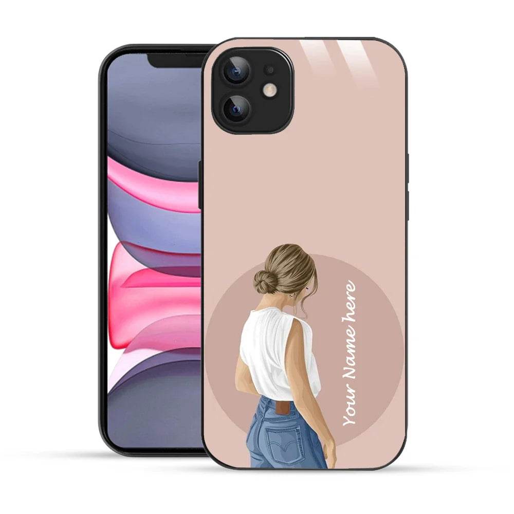 Bornstud Personalised my Name Printed Case for iPhone 12 Cavern Pink - Bornstud