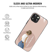 Bornstud Personalised my Name Printed Case for iPhone 14 Plus Cavern Pink - Bornstud