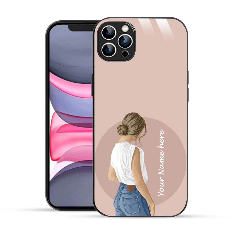 Bornstud Personalised my Name Printed Case for iPhone 11 Pro Cavern Pink - Bornstud