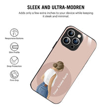 Bornstud Personalised my Name Printed Case for iPhone 15 Pro Max Cavern Pink - Bornstud