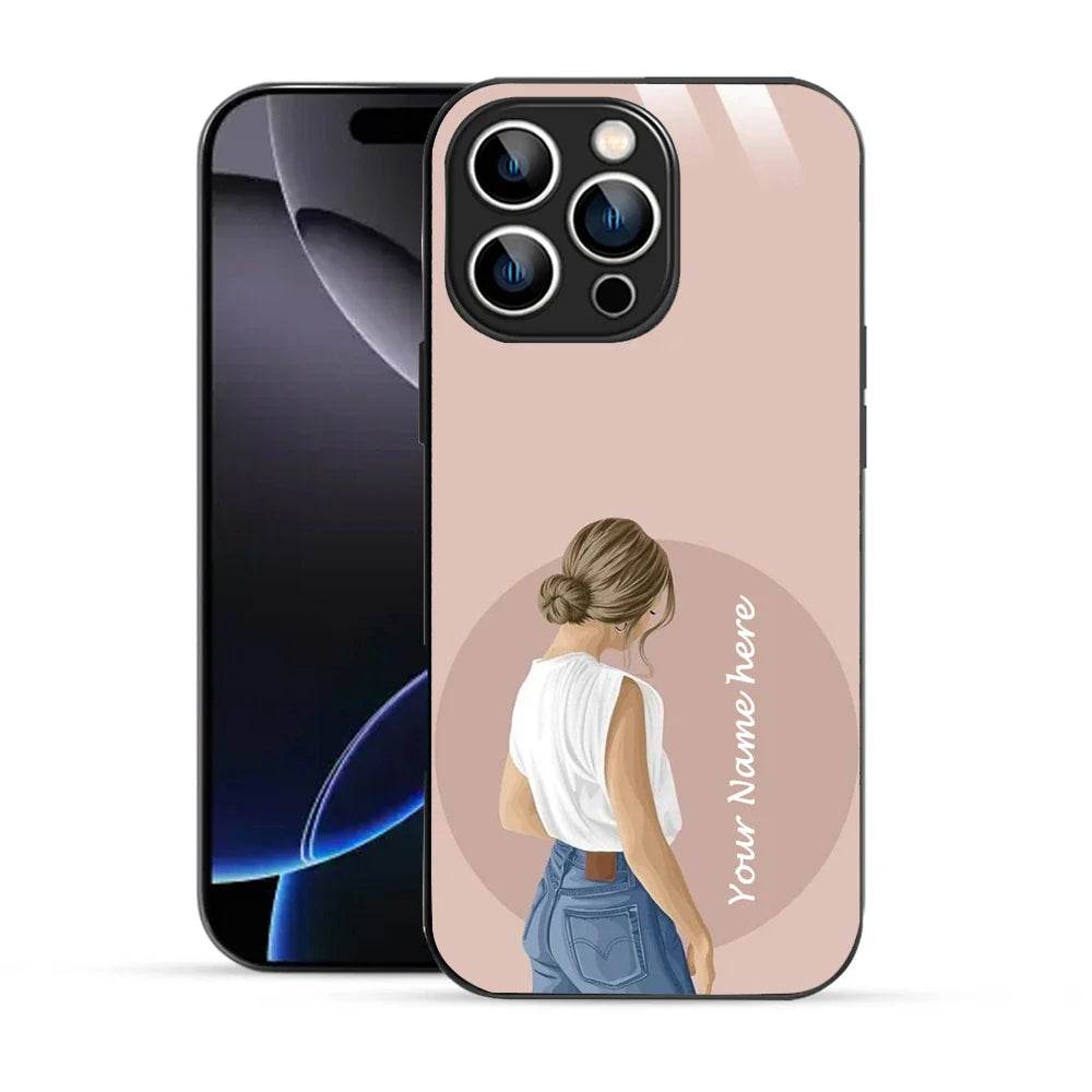 Bornstud Personalised my Name Printed Case Cavern Pink - Bornstud