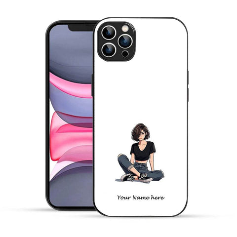 Bornstud Personalised my Name Printed Case for iPhone 12 Pro Tuna - Bornstud