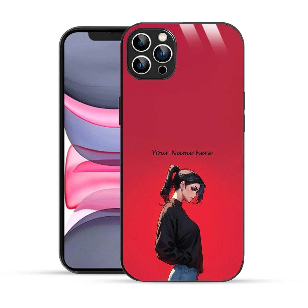 Bornstud Personalised my Name Printed Case for iPhone 11 Pro Deep Carmine - Bornstud