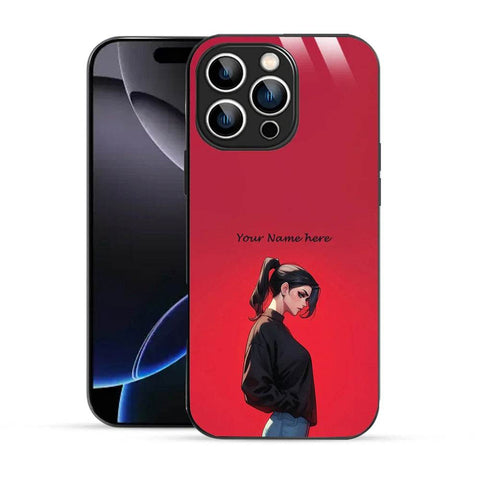 Bornstud Personalised my Name Printed Case Deep Carmine - Bornstud