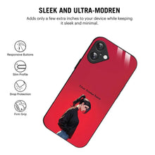Bornstud Personalised my Name Printed Case for iPhone 16 Plus Deep Carmine - Bornstud