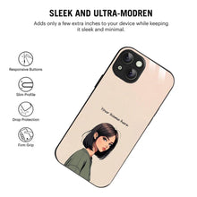 Bornstud Personalised my Name Printed Case for iPhone 13 Almond - Bornstud