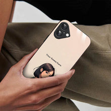 Bornstud Personalised my Name Printed Case for iPhone 16 Plus Almond - Bornstud