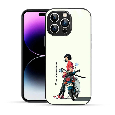 Bornstud Personalised my Name Printed Case for iPhone 14 Pro Max Buttery White - Bornstud