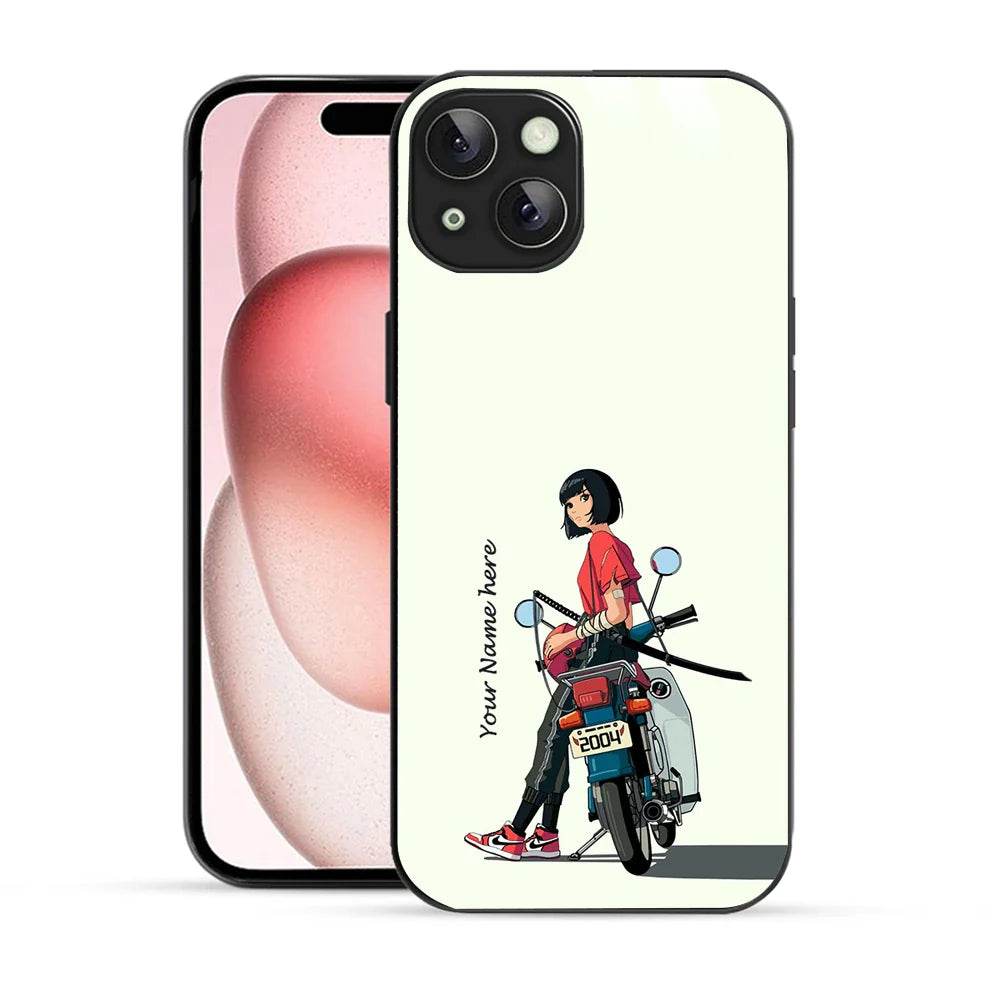 Bornstud Personalised my Name Printed Case for iPhone 15 Buttery White - Bornstud