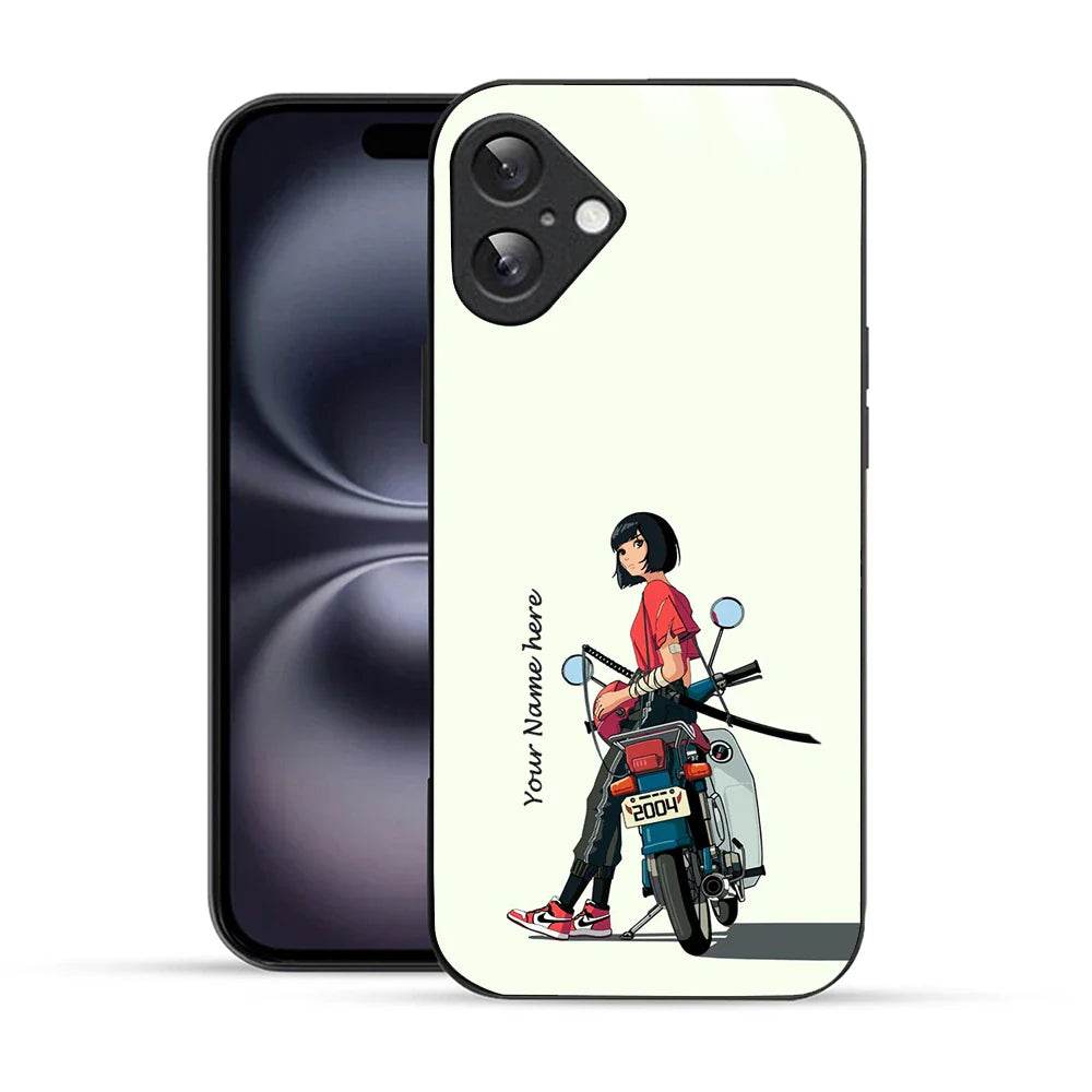 Bornstud Personalised my Name Printed Case for iPhone 16 Plus Buttery White - Bornstud