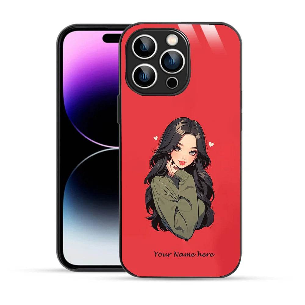 Bornstud Personalised my Name Printed Case for iPhone 14 Pro Jasper - Bornstud