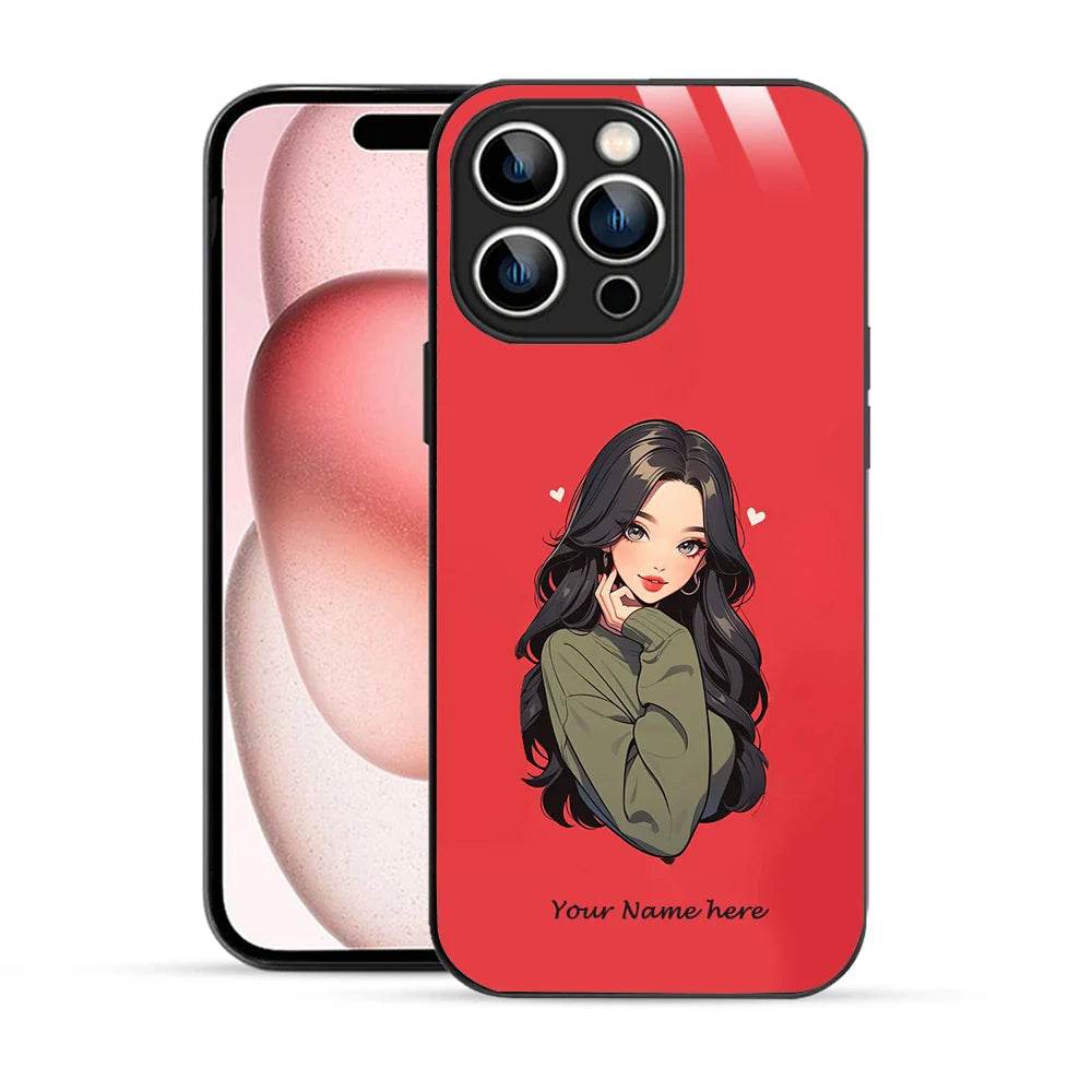 Bornstud Personalised my Name Printed Case for iPhone 15 Pro Max Jasper - Bornstud