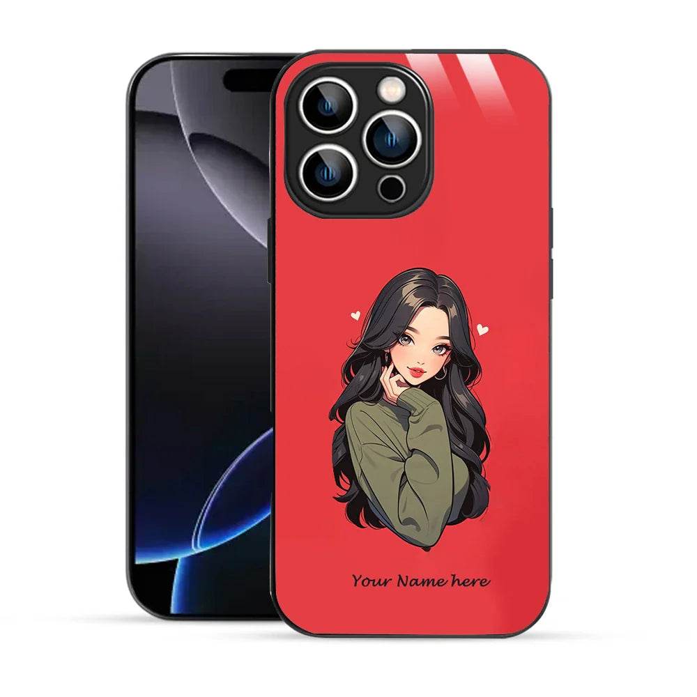 Bornstud Personalised my Name Printed Case for iPhone 16 Pro Jasper - Bornstud