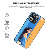 Bornstud Personalised my Name Printed Case for iPhone 14 Pro Picton Blue - Bornstud