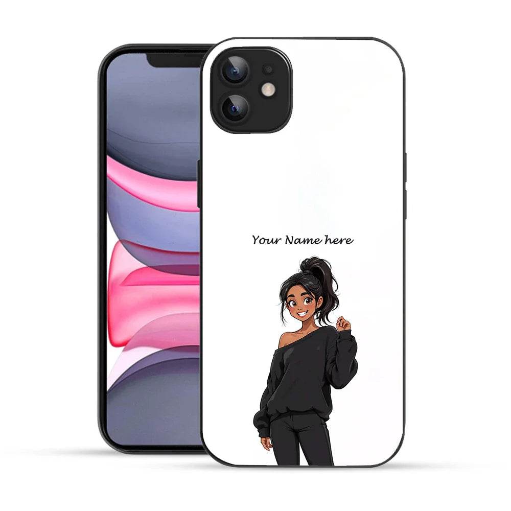 Bornstud Personalised my Name Printed Case for iPhone 11 white - Bornstud