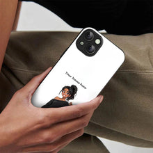 Bornstud Personalised my Name Printed Case for iPhone 14 Plus white - Bornstud