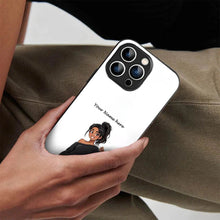 Bornstud Personalised my Name Printed Case for iPhone 14 Pro Max white - Bornstud