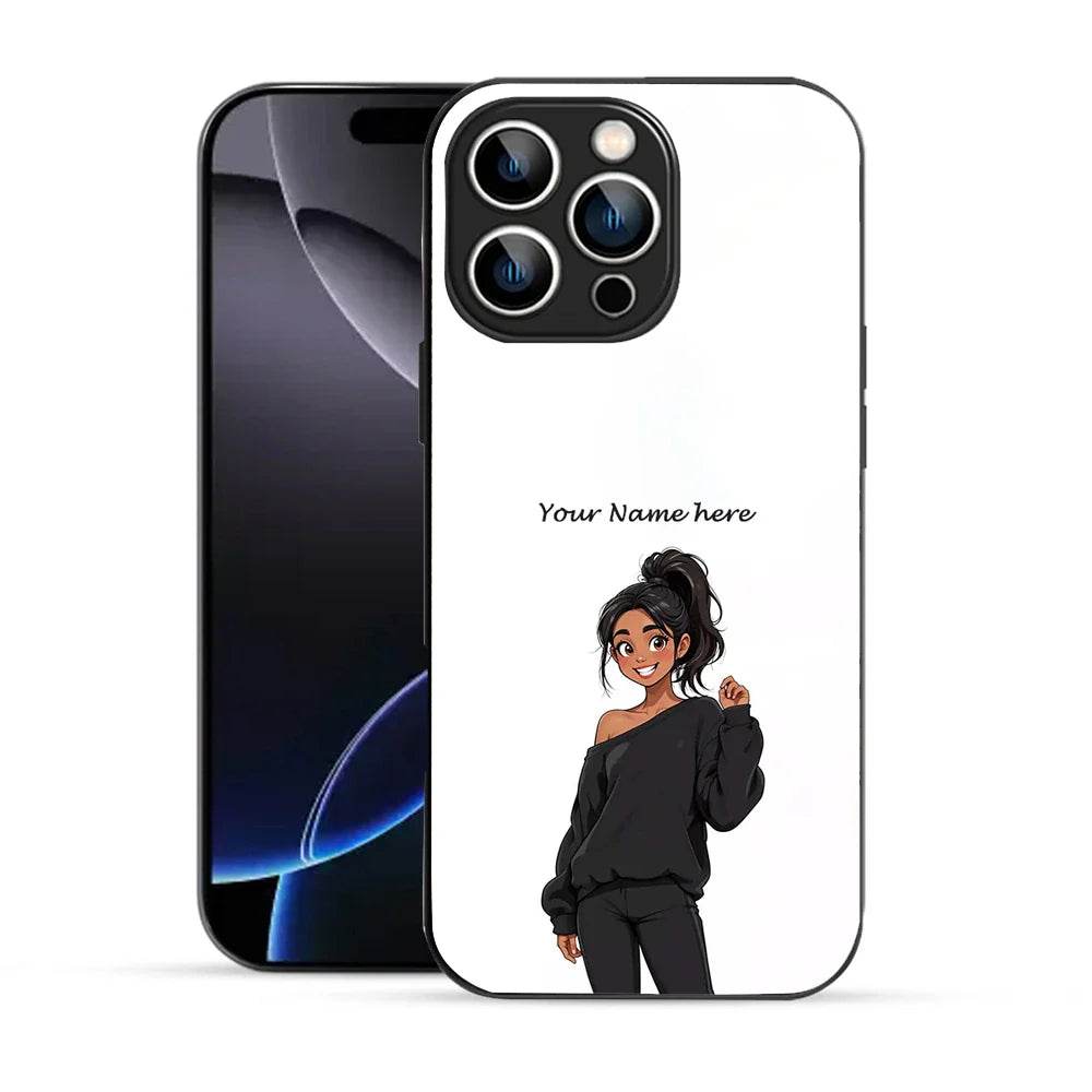 Bornstud Personalised my Name Printed Case white - Bornstud