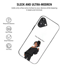 Bornstud Personalised my Name Printed Case for iPhone 16 white - Bornstud