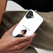 Bornstud Personalised my Name Printed Case for iPhone 16 white - Bornstud