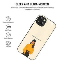 Bornstud Personalised my Name Printed Case for iPhone 15 Plus Papaya Whip - Bornstud