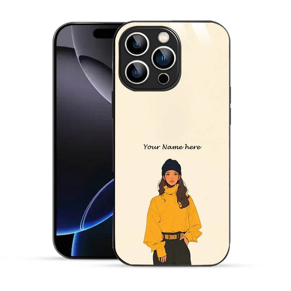 Bornstud Personalised my Name Printed Case Papaya Whip - Bornstud