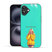Bornstud Personalised my Name Printed Case for iPhone 16 Plus Aqua Marine - Bornstud