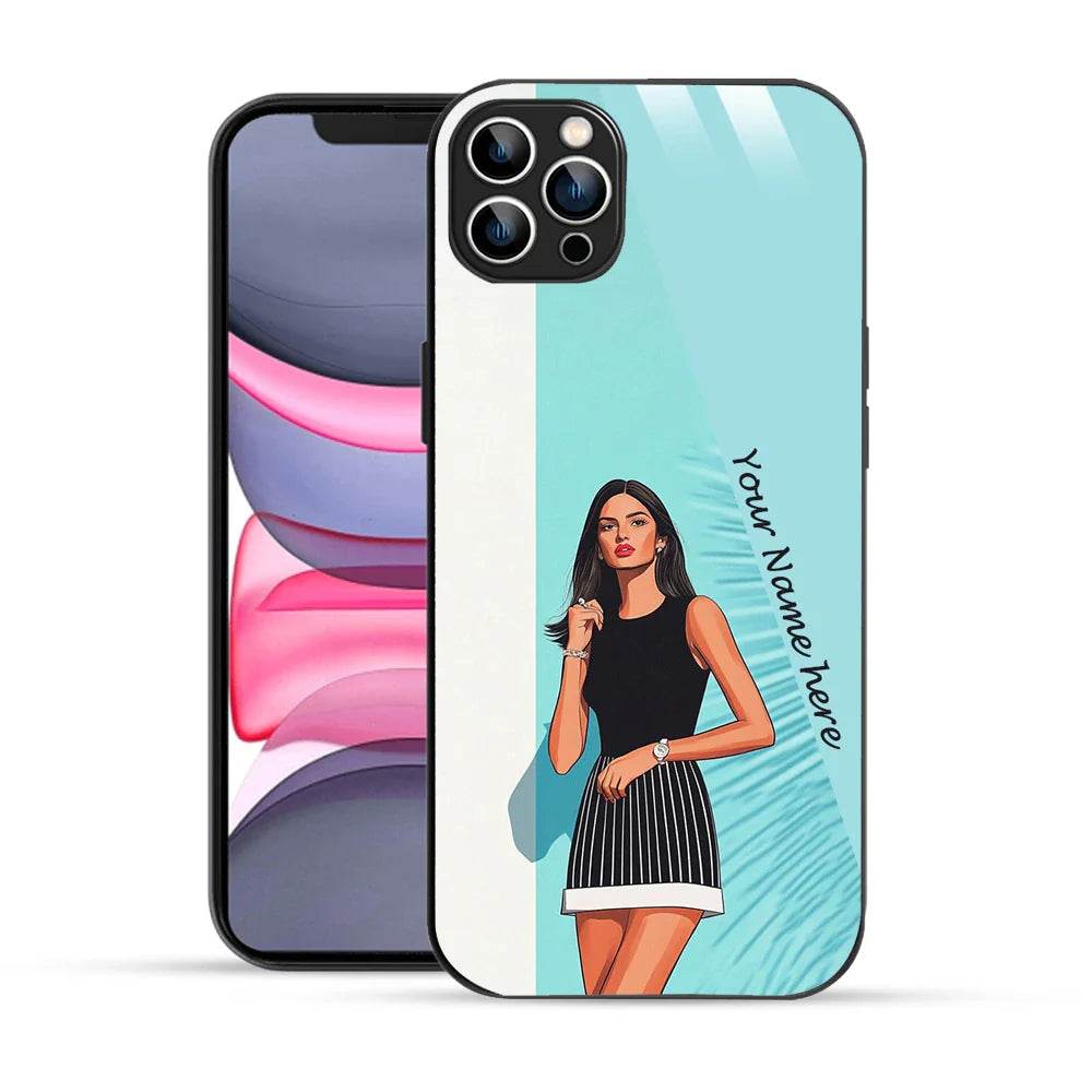 Bornstud Personalised my Name Printed Case for iPhone 12 Pro Morning Glory - Bornstud