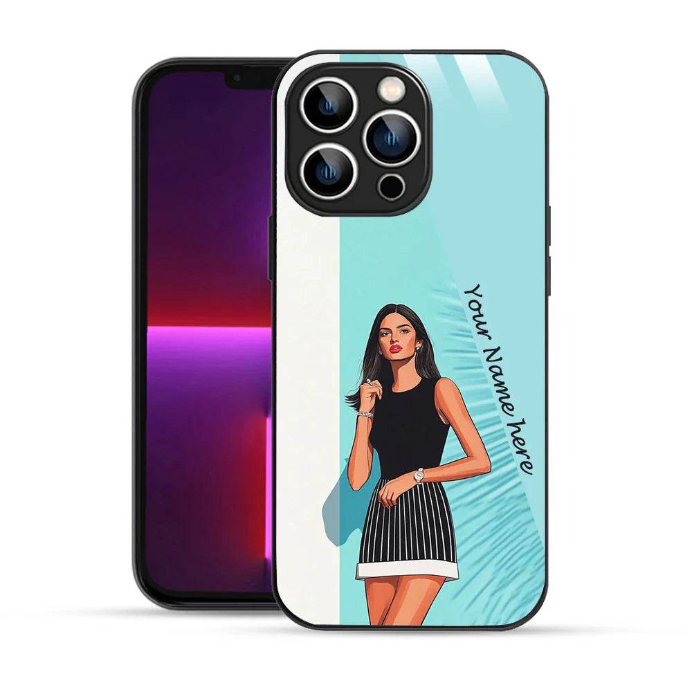 Bornstud Personalised my Name Printed Case for iPhone 13 Pro Morning Glory - Bornstud