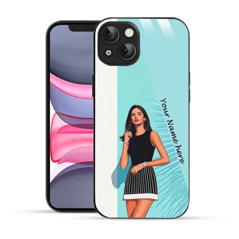 Bornstud Personalised my Name Printed Case for iPhone 14 Morning Glory - Bornstud