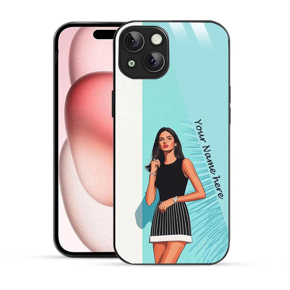 Bornstud Personalised my Name Printed Case for iPhone 15 Morning Glory - Bornstud