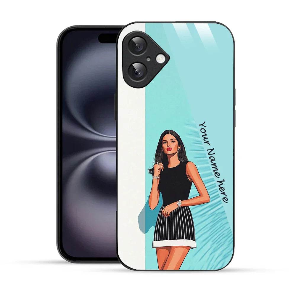 Bornstud Personalised my Name Printed Case for iPhone 16 Morning Glory - Bornstud