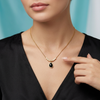 Trendy Black Pendant Necklace for Women