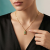 999.9 Fine Gold Bullion Bar Pendant Necklace