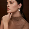 Minimalist Pearl Hook Earrings – Silver Tone
